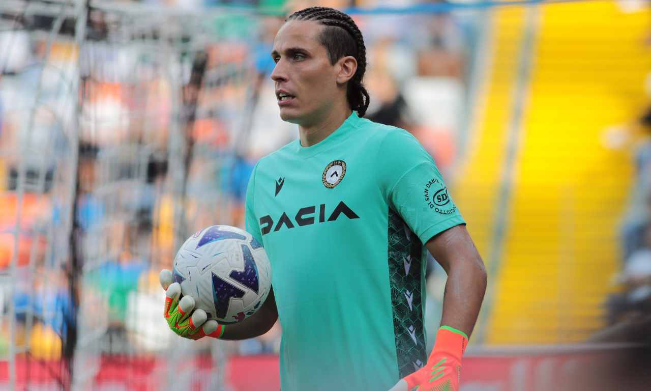 Silvestri in azione con la maglia dell'Udinese