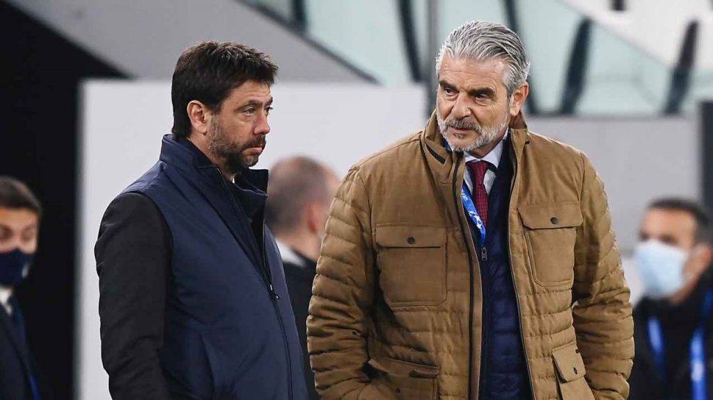 Agnelli e Arrivabene preoccupati