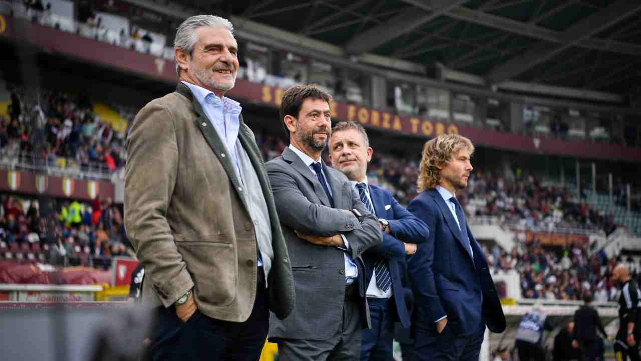 Arrivabene, Allegri, Cherubini e Nedved sorridenti: i bianconeri hanno individuato gli obiettivi di mercato 