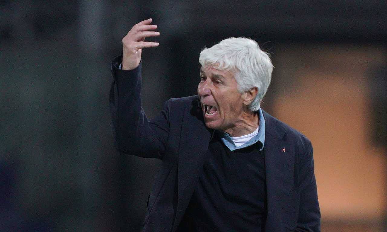 Gasperini incita la squadra