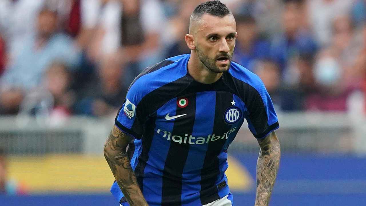 Brozovic in azione con la maglia dell'Inter