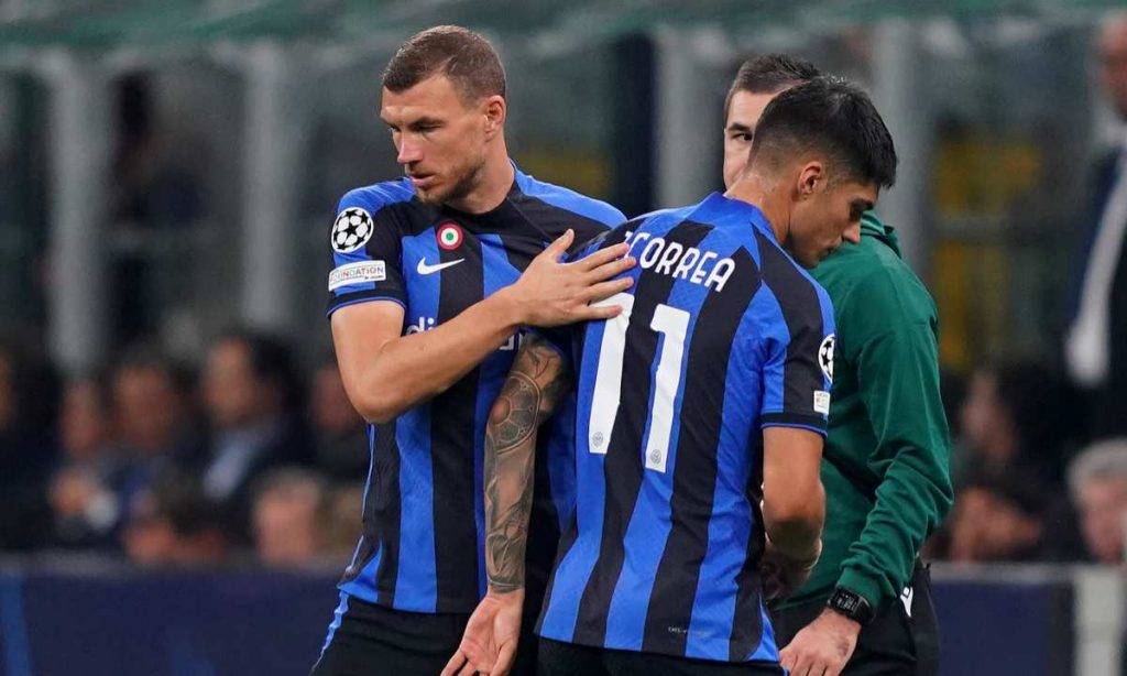 Correa e Dzeko dell'Inter