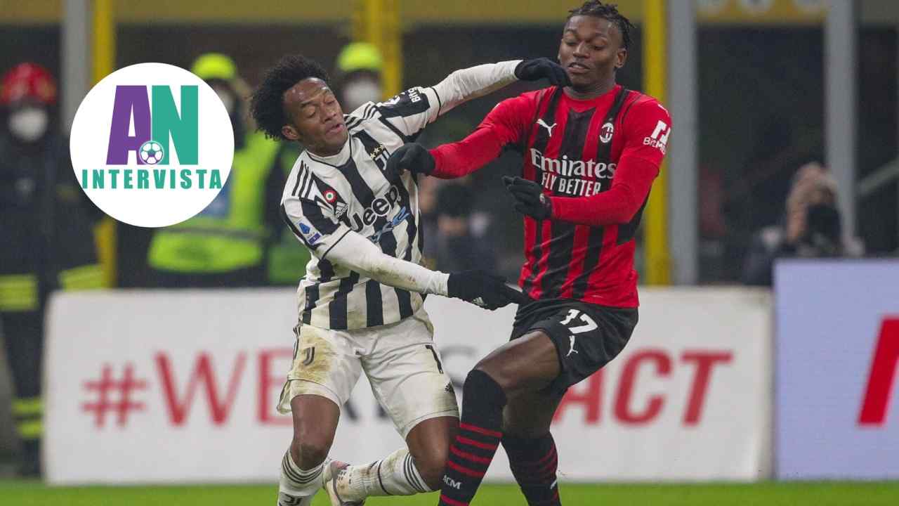 Cuadrado e Leao Milan-Juventus 