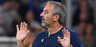 Giampaolo alza le mani Sampdoria