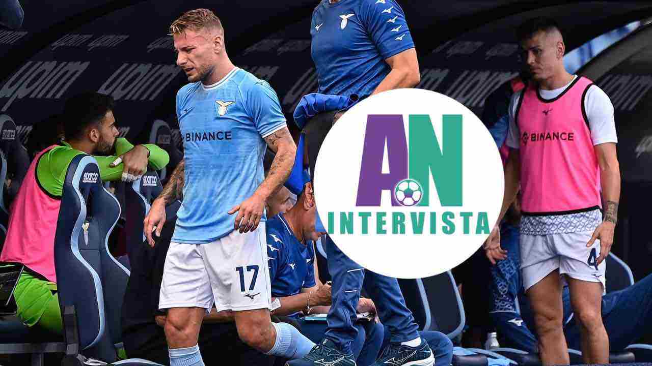 mmobile esce dal campo per infortunio in Lazio-Udinese