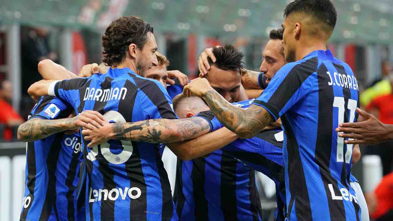 Inter che esulta