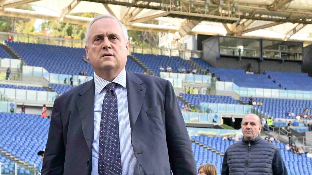 Lotito entra in campo Lazio