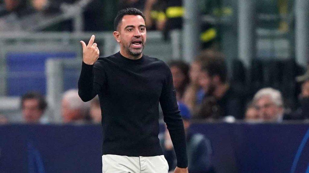 Xavi protesta in campo