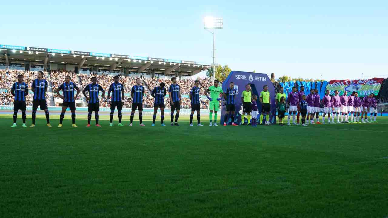 Atalanta-Fiorentina in campo