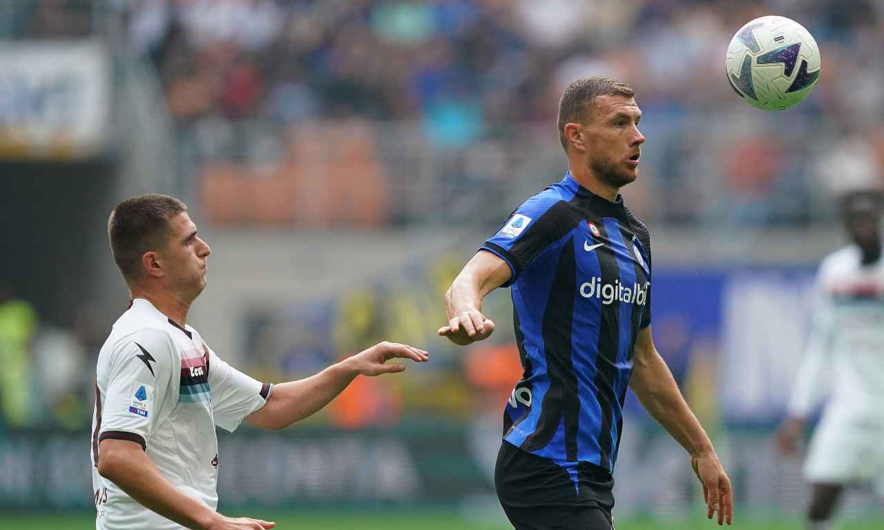 Dzeko in azione