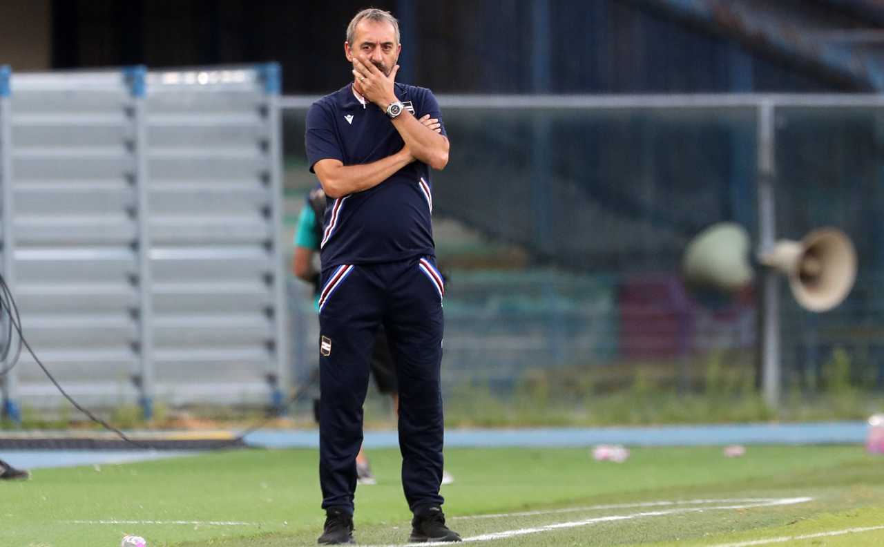 Sampdoria, Giampaolo a bordo campo