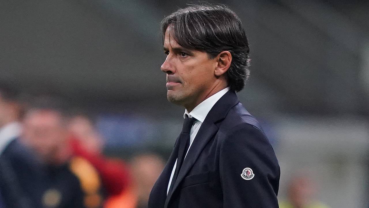 Simone Inzaghi pensieroso