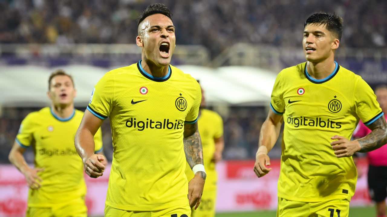 Lautaro Martinez in campo