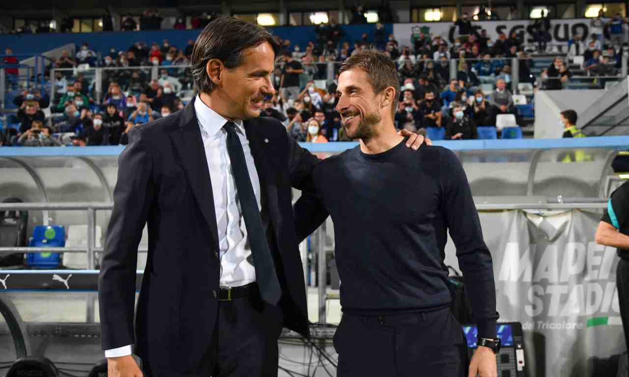 Sassuolo-Inter, Inzaghi e Dionisi si salutano