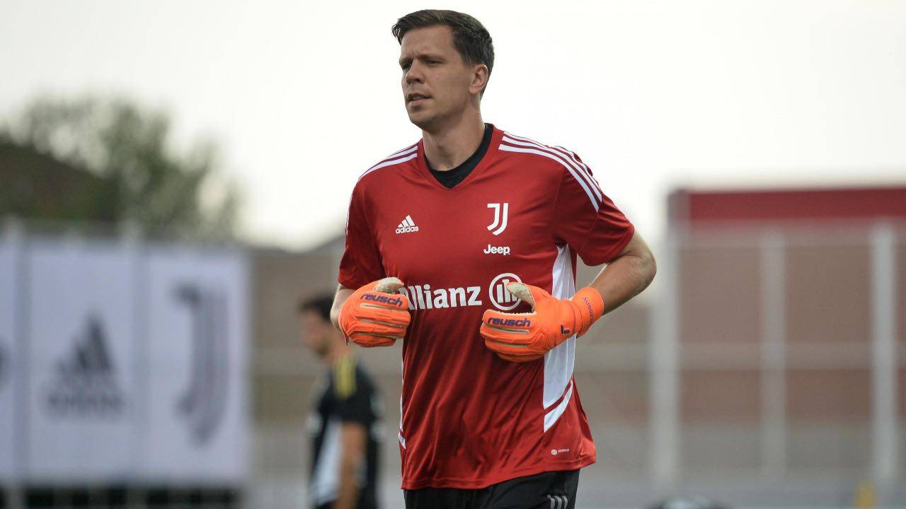 Wojciech Szczesny in allenamento