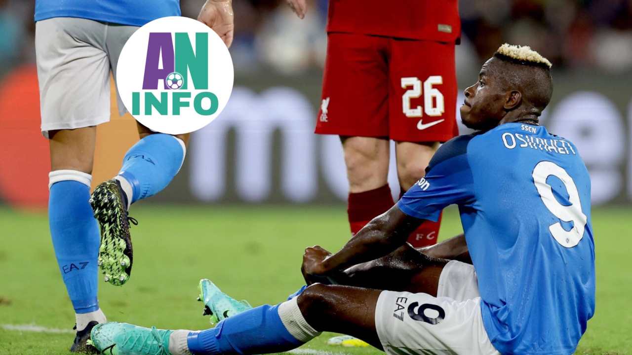 Napoli Osimhen infortunio