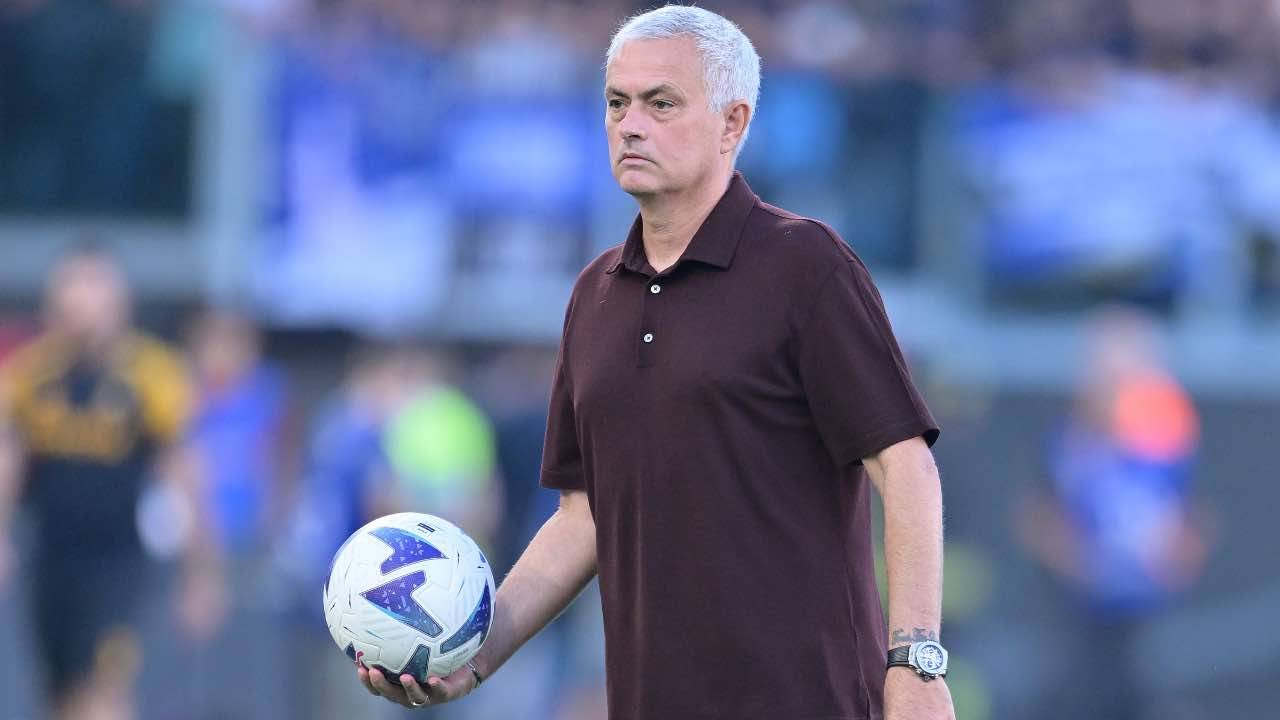 Josè Mourinho in campo