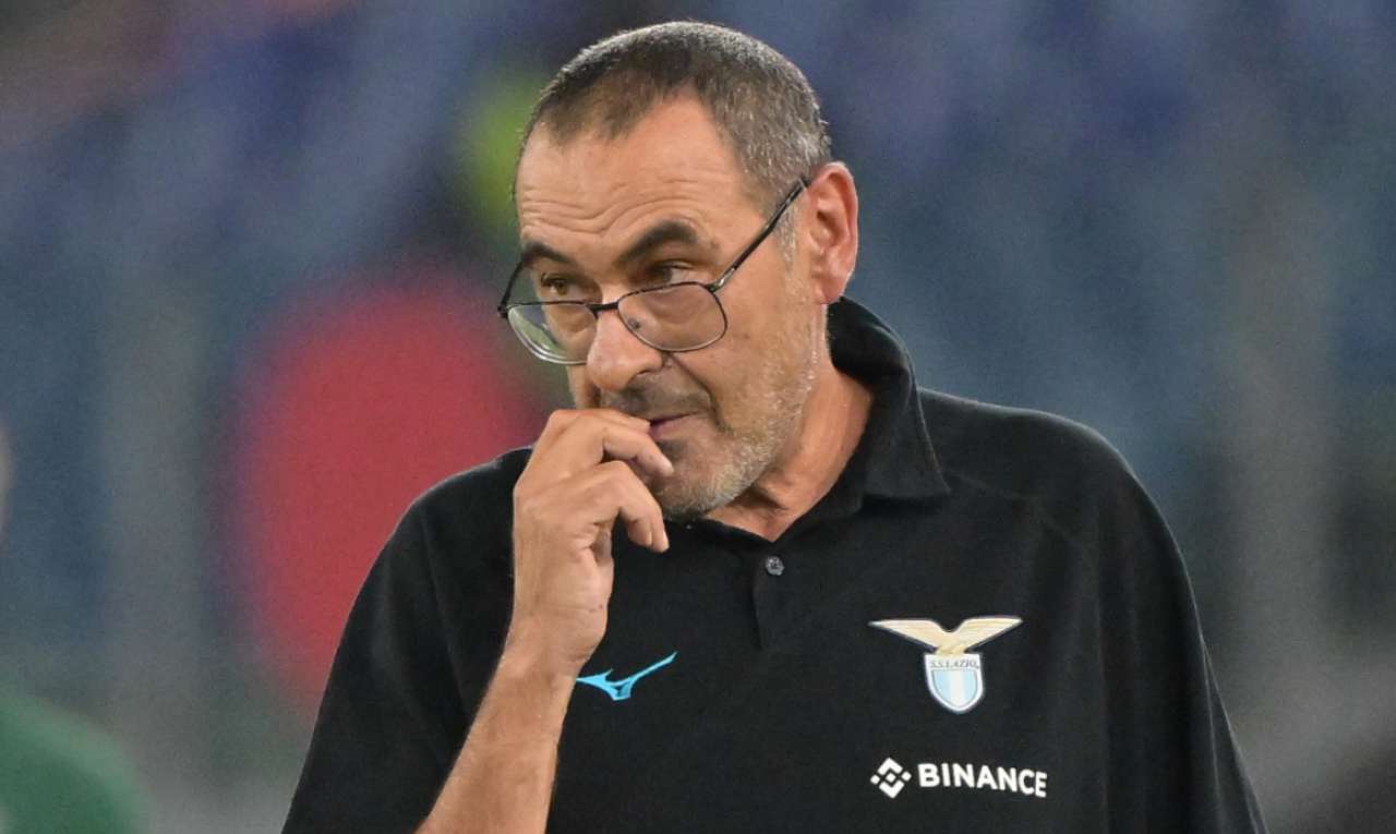 Lazio-Udinese, Sarri a bordo campo