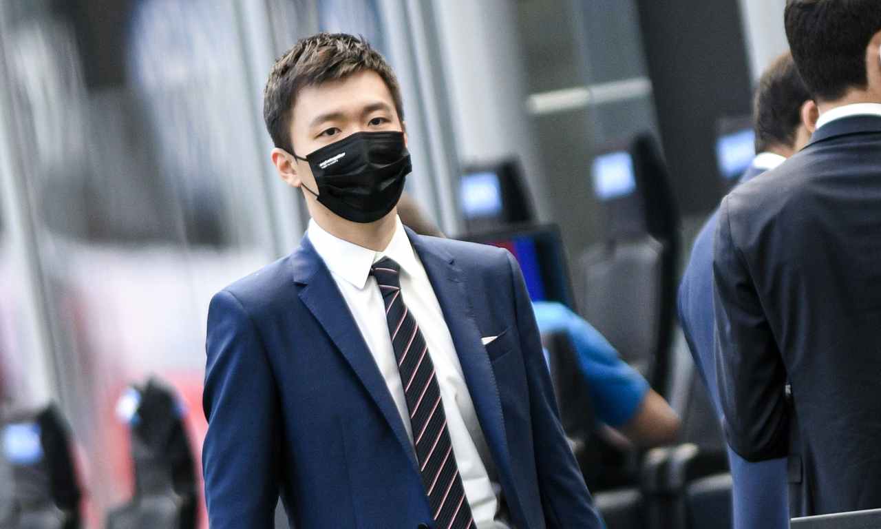 Inter, Zhang con la mascherina