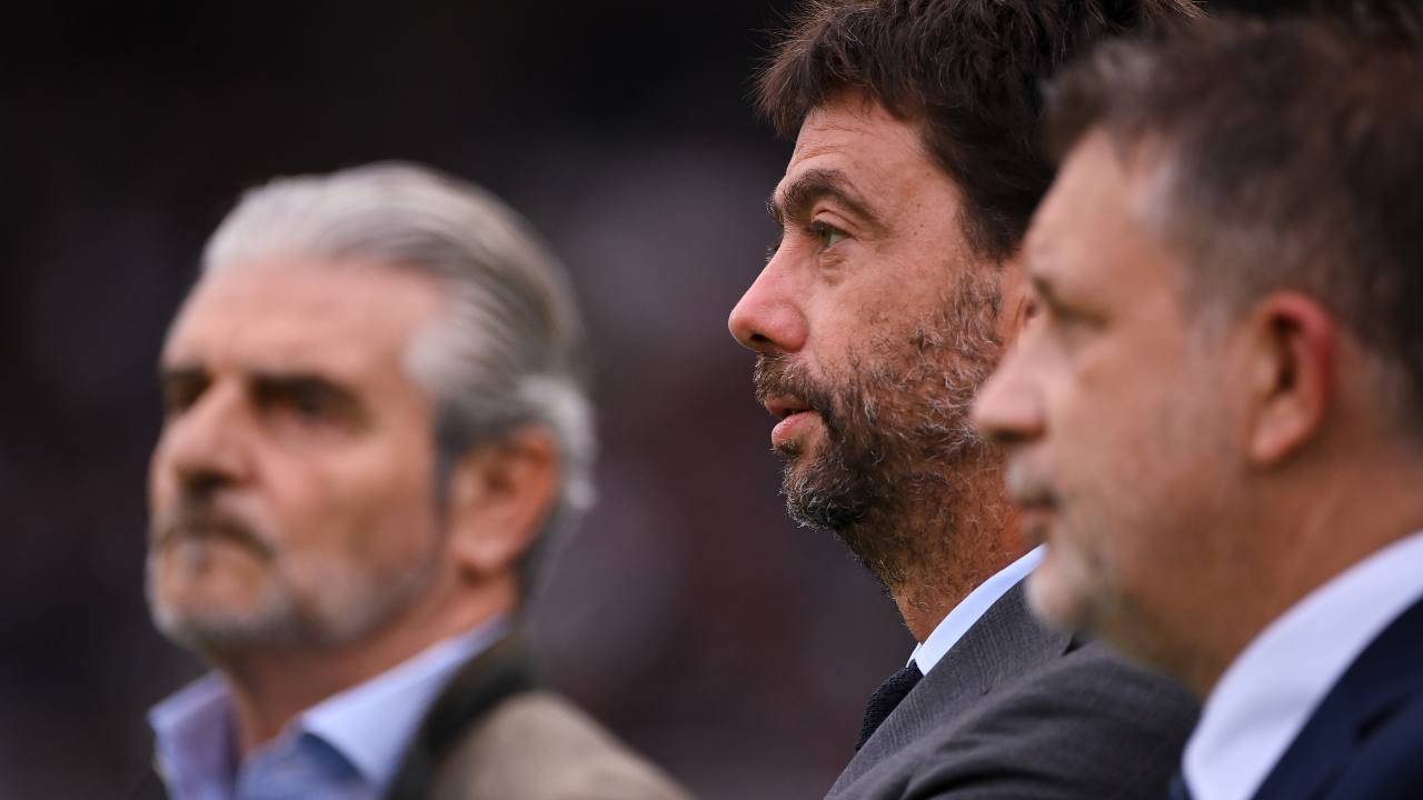 Agnelli insieme ad Arrivabene e Cherubini Juventus