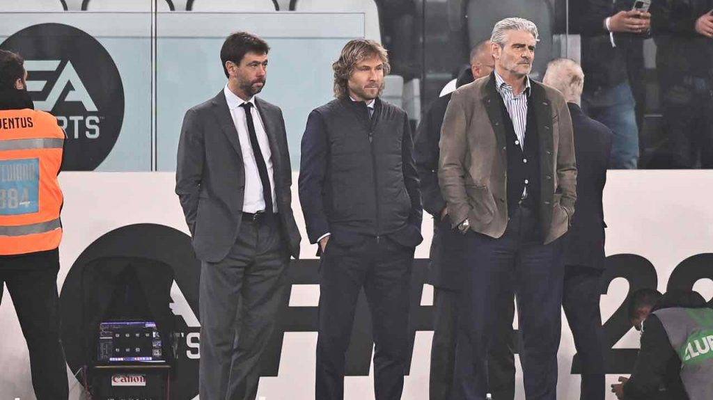 Agnelli, Nedved e Arrivabene preoccupati