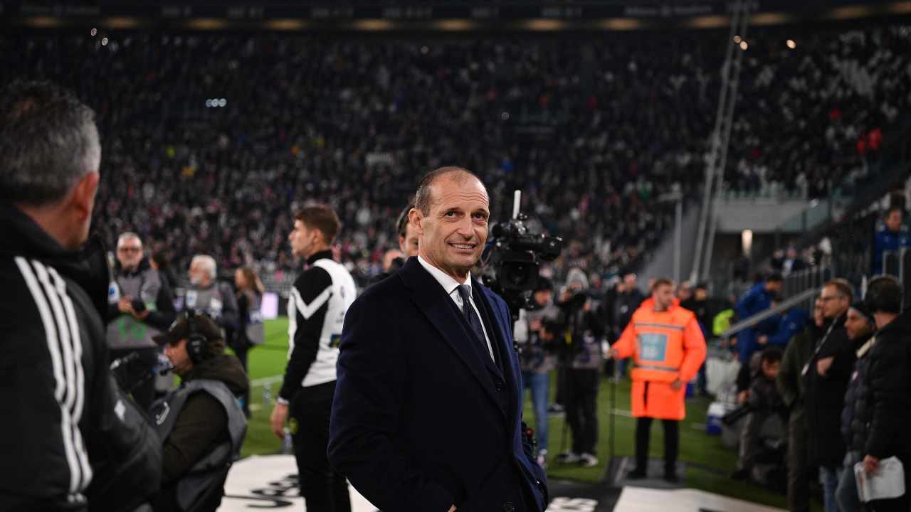 Allegri sorridente Juventus