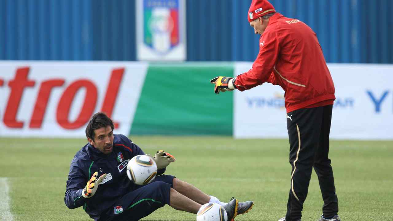 Bordon allena Buffon