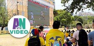 Tifosi dell'Ecuador seguono la sfida contro il Senegal in Argentina
