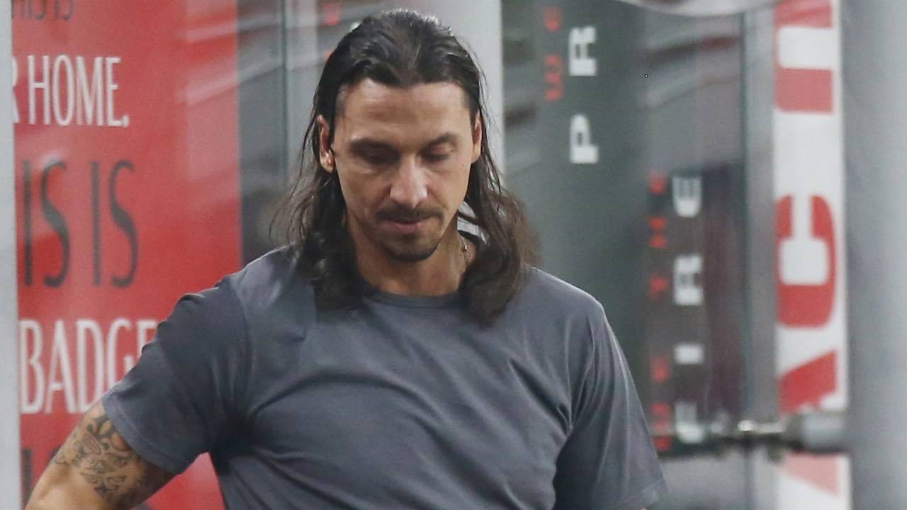 Zlatan Ibrahimovic pensieroso