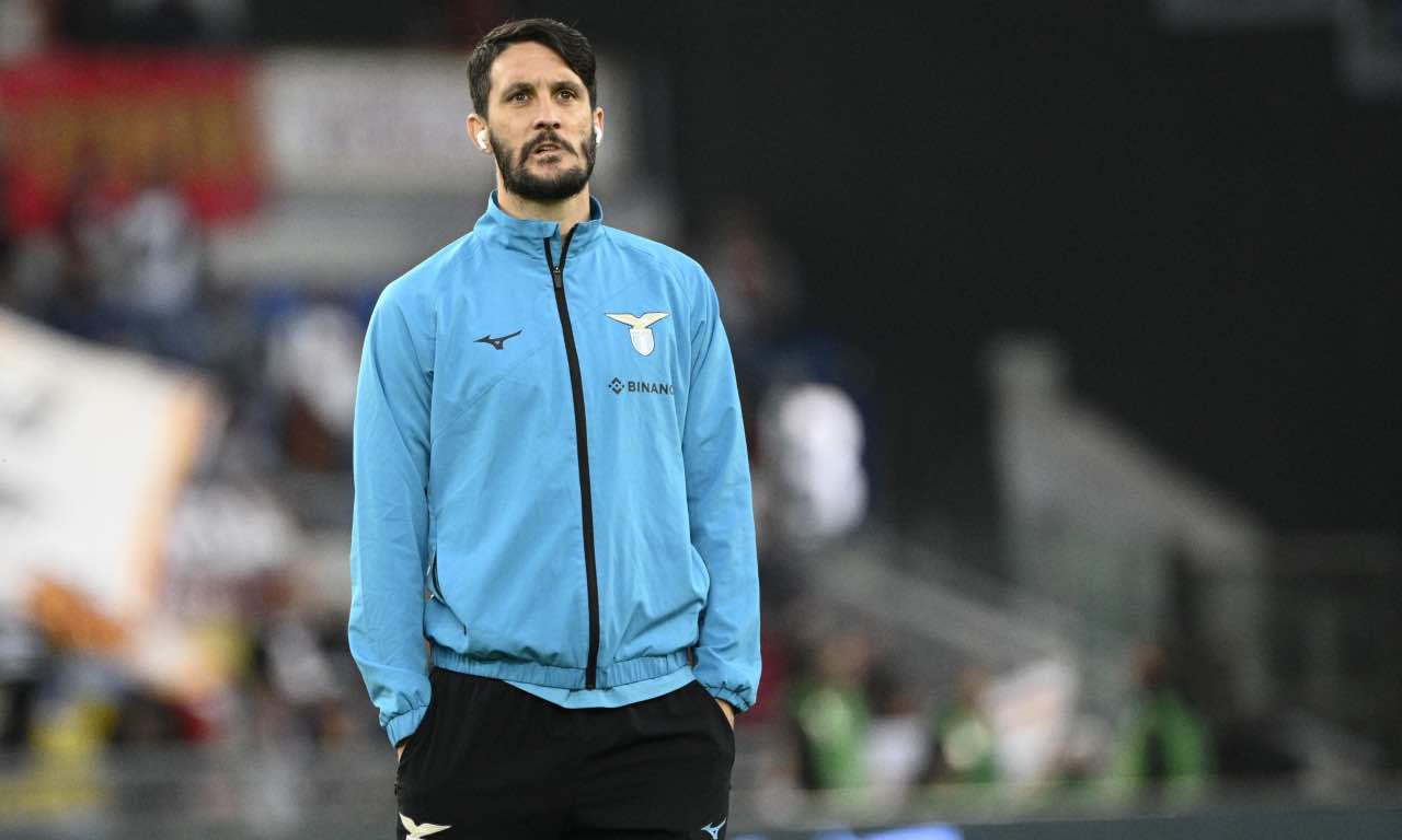 Luis Alberto in campo prima del riscaldamento 