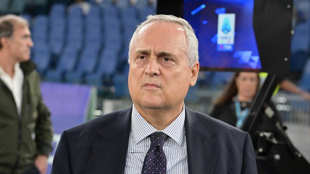 Lotito in campo Lazio