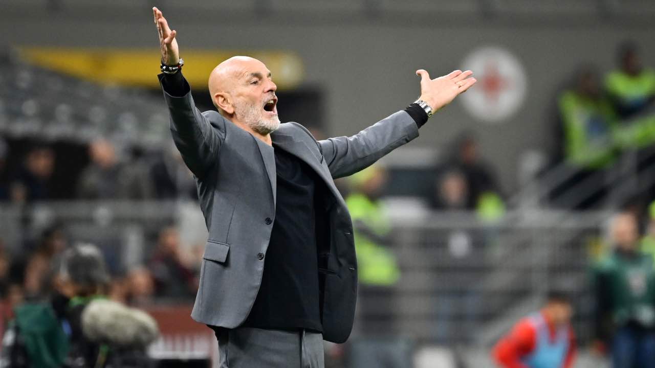 Stefano Pioli sbraita