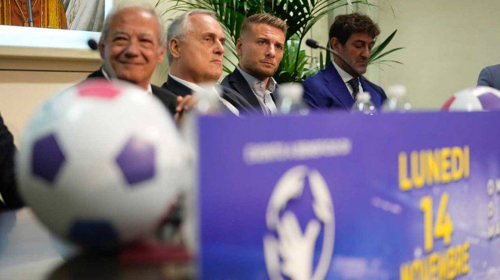 La conferenza di presentazione della Partita per la Pace