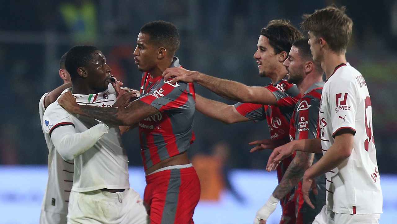 Rissa tra Cremonese e Milan 