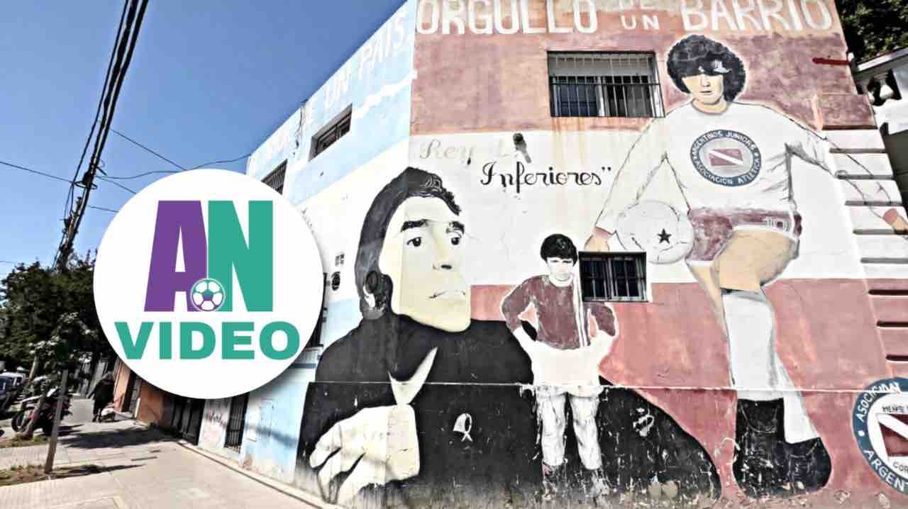 Murales Maradona a La Paternal 
