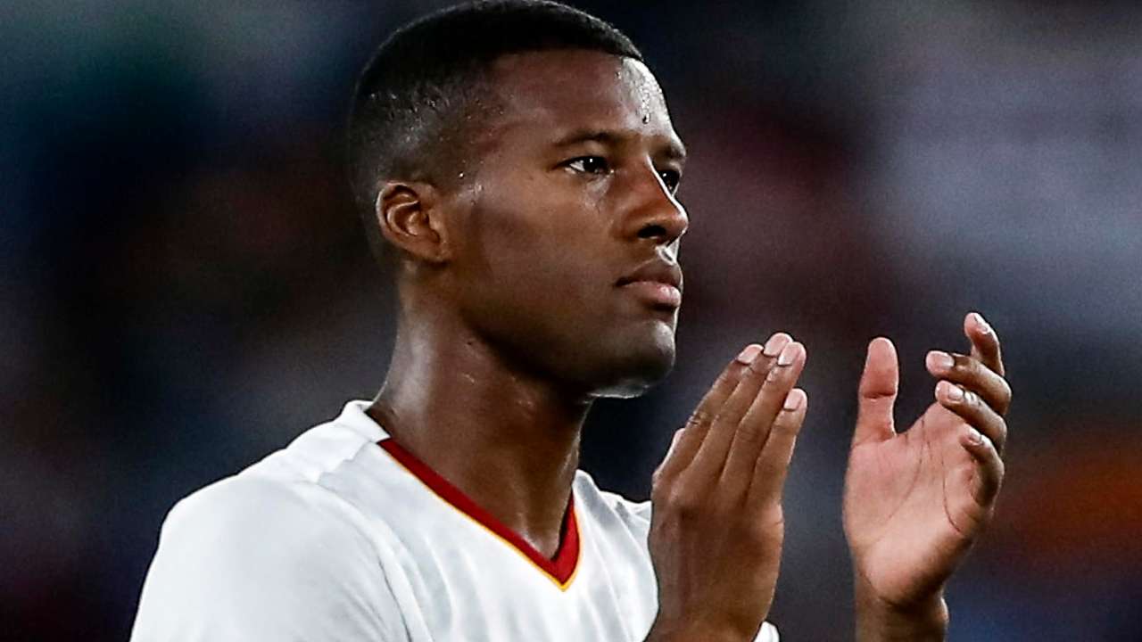 Wijnaldum in azione con la maglia della Roma