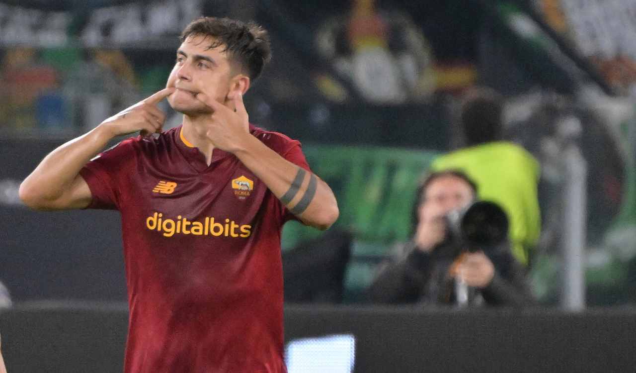 Roma, Dybala esulta