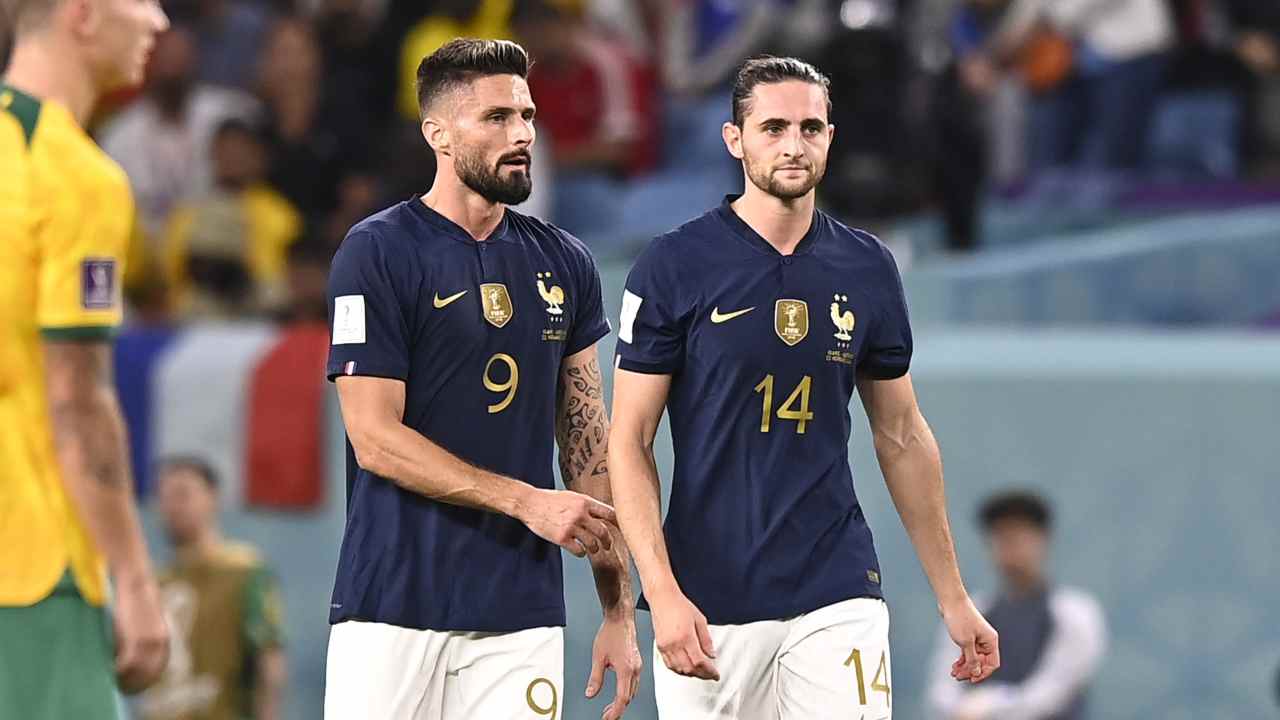 Giroud Rabiot Francia Australia