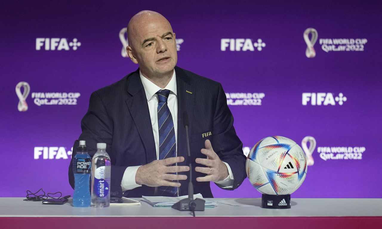 FIFA, Infantino in conferenza ai Mondiali