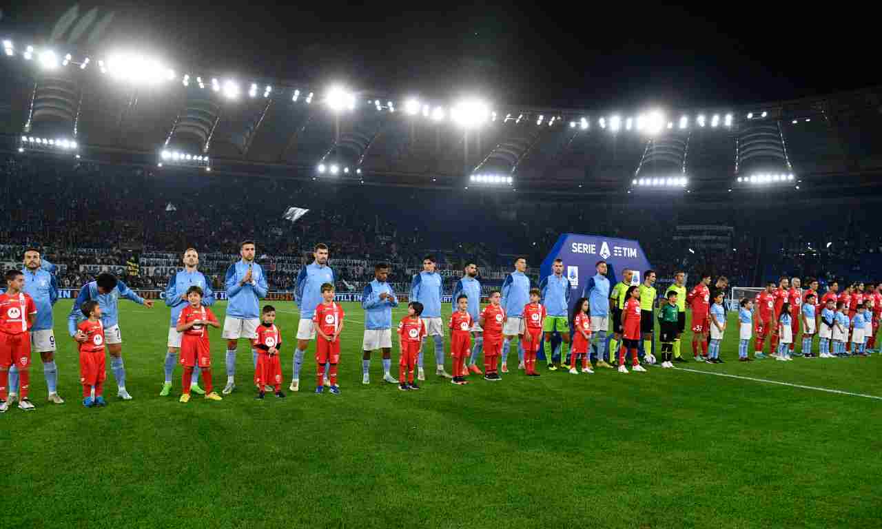 Lazio-Monza, squadre schierate