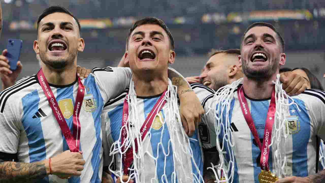 Dybala, Paredes e De Paul felici Argentina