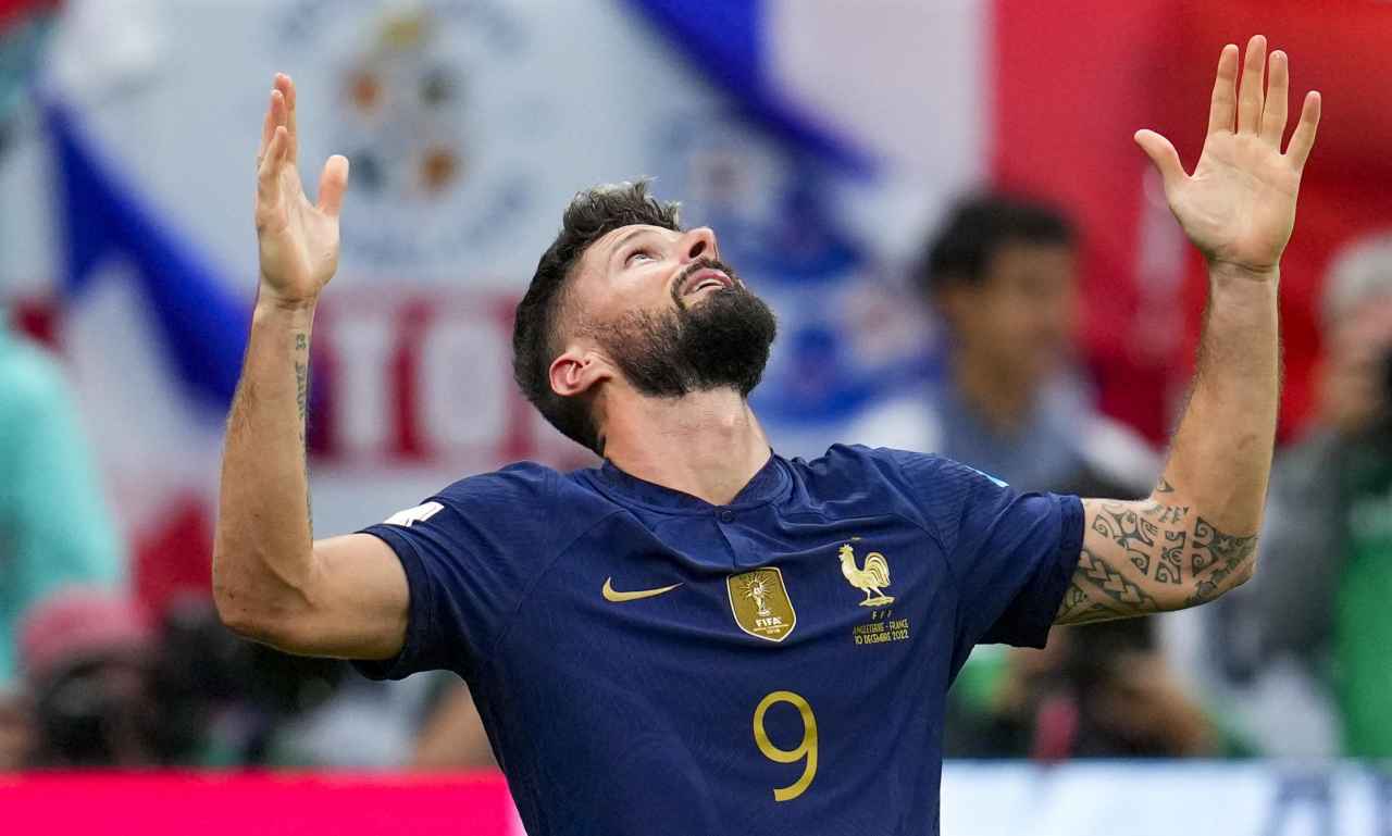 Giroud esulta 