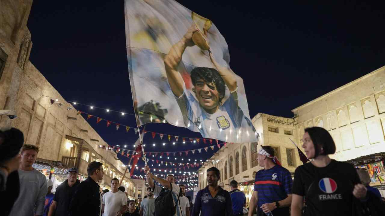Bandiera di Maradona