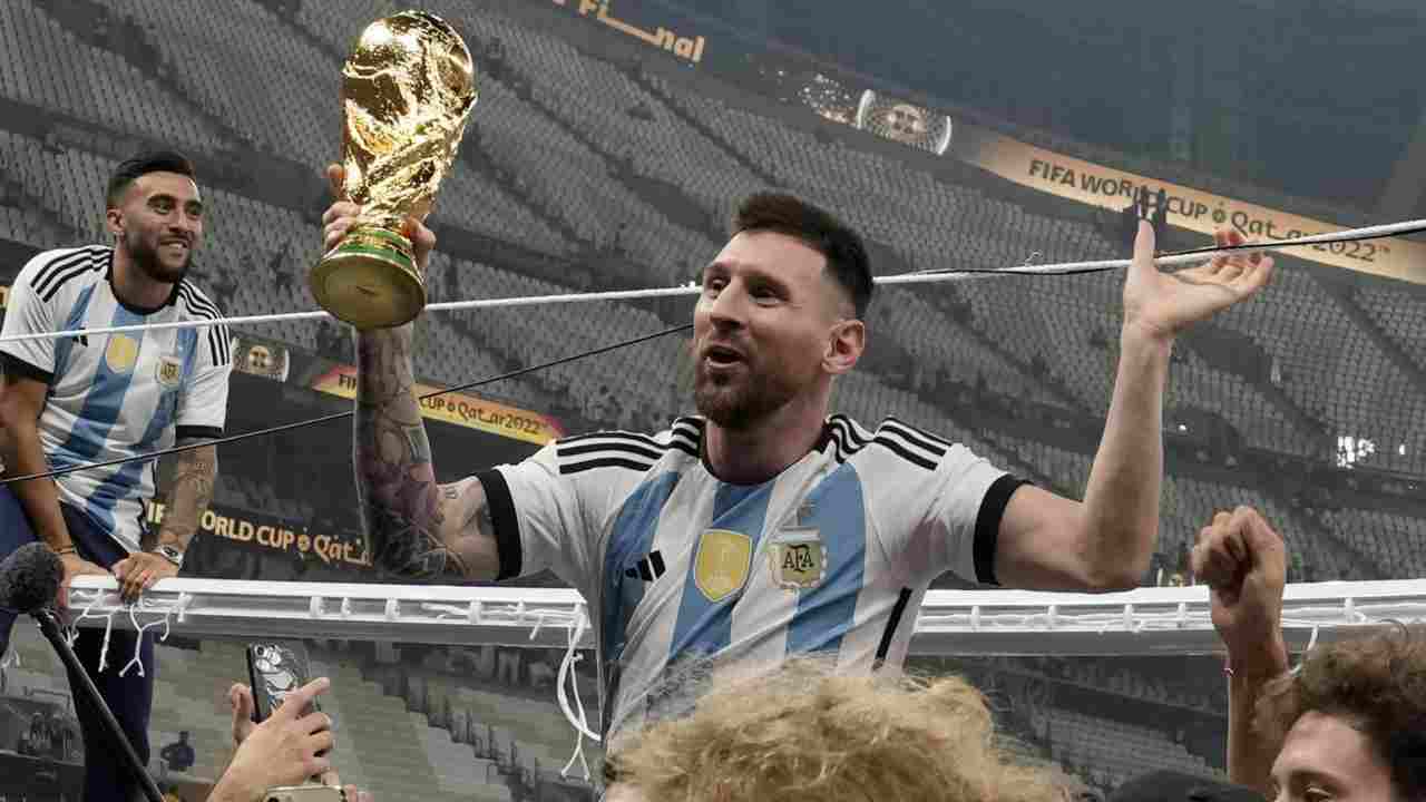 Messi con la coppa