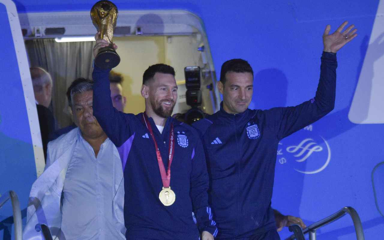 Messi con la coppa