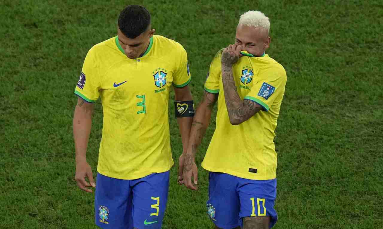 Thiago Silva con Neymar 