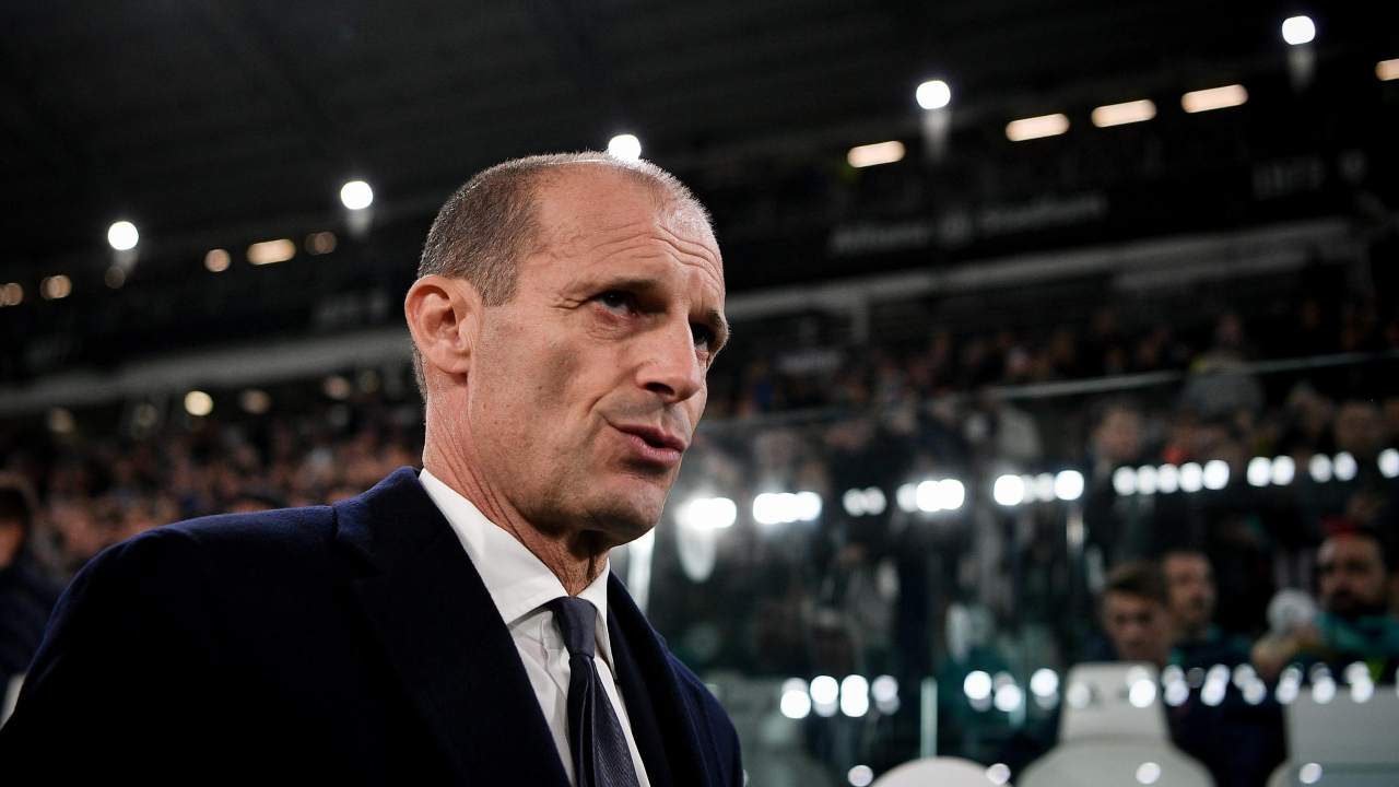 Allegri in panchina