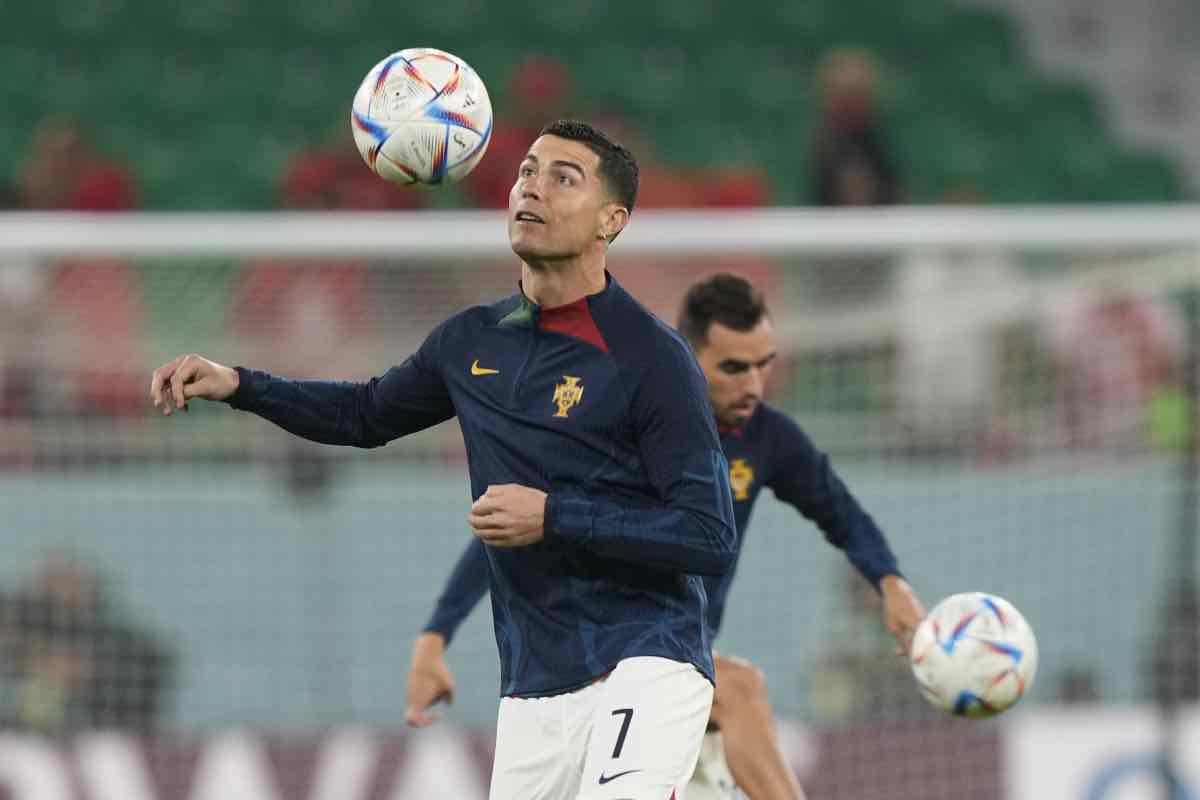 Cristiano Ronaldo in azione