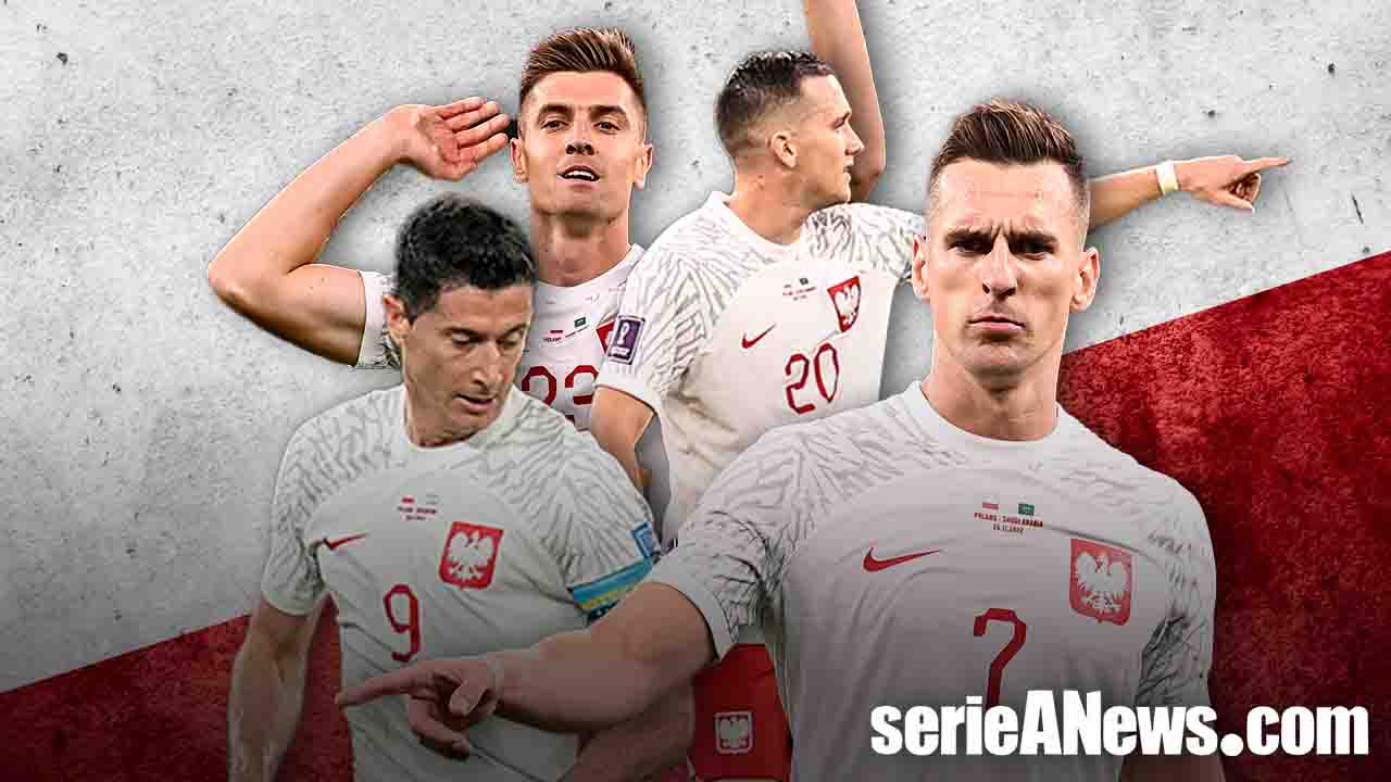 Lewandowski Piatek Zielinski Milik