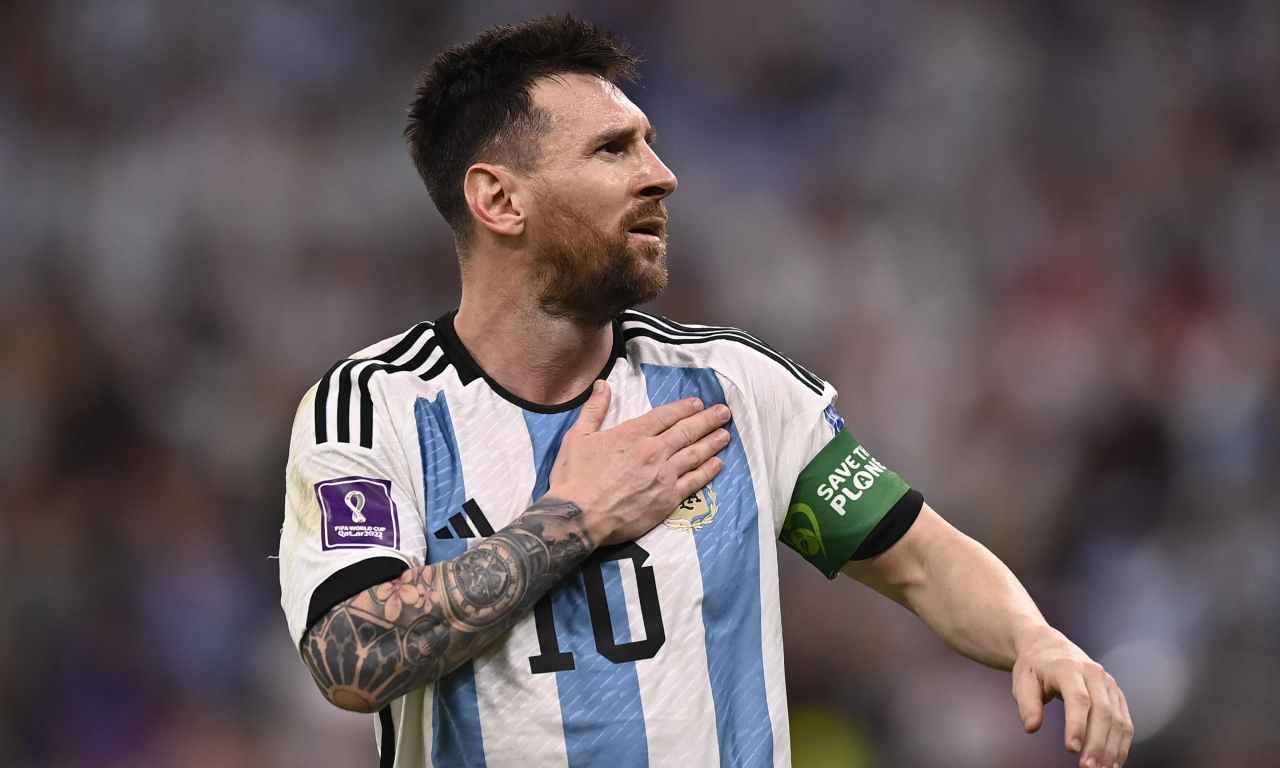 Argentina, Messi esulta